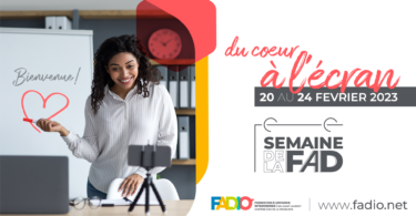 Visuel de la semaine de la FAD présentée par FADIO
